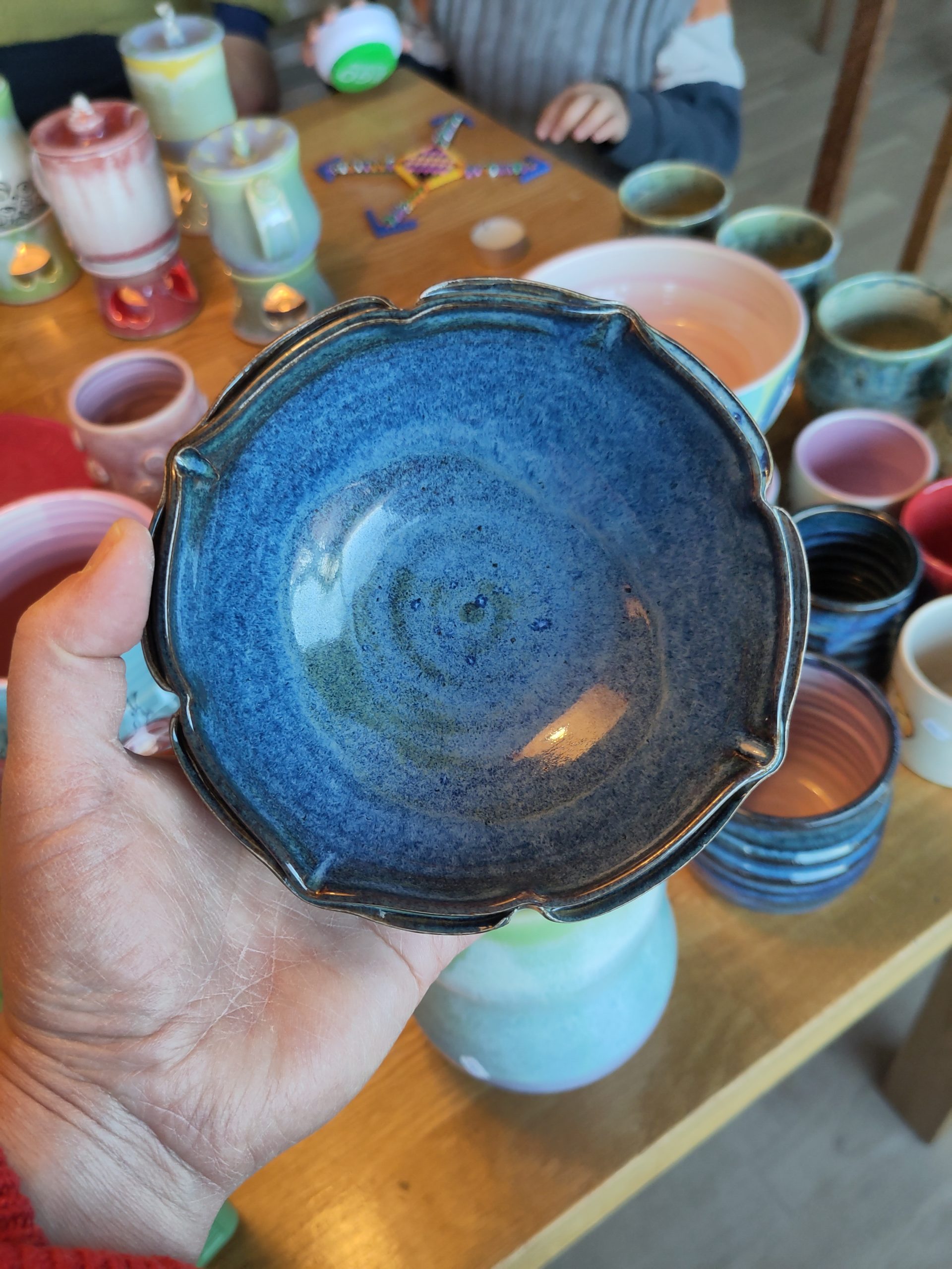 blå med dobbeltkant - Billede 4