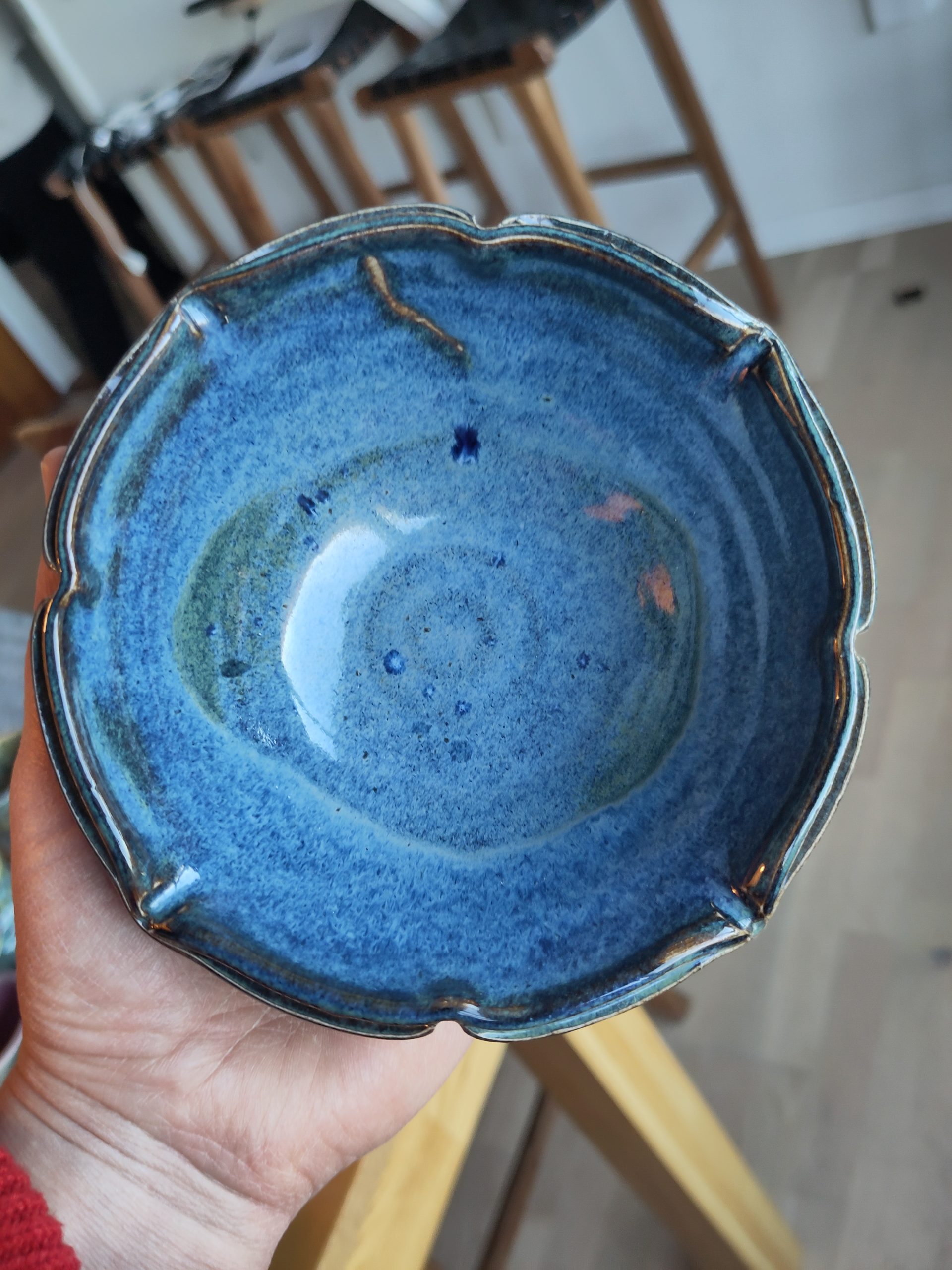 blå med dobbeltkant - Billede 3