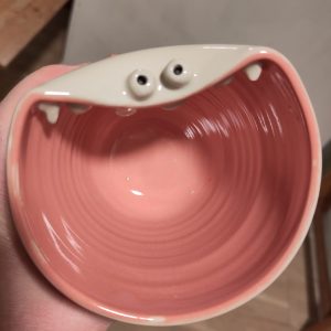 grinekrus med tænder