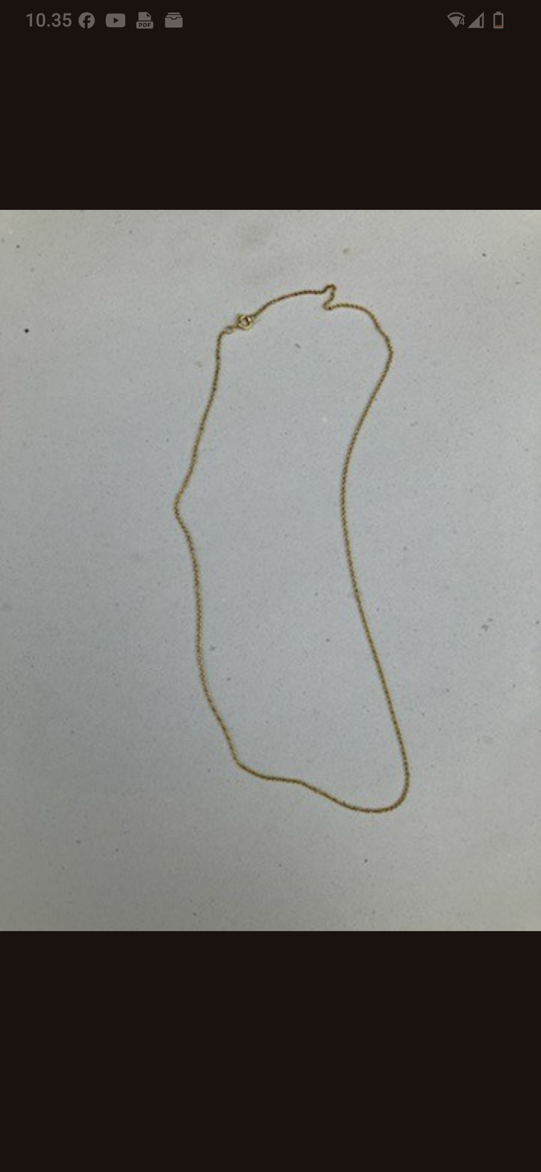 Kæde af sølv eller guld - Billede 2