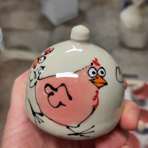 saltryster med høns