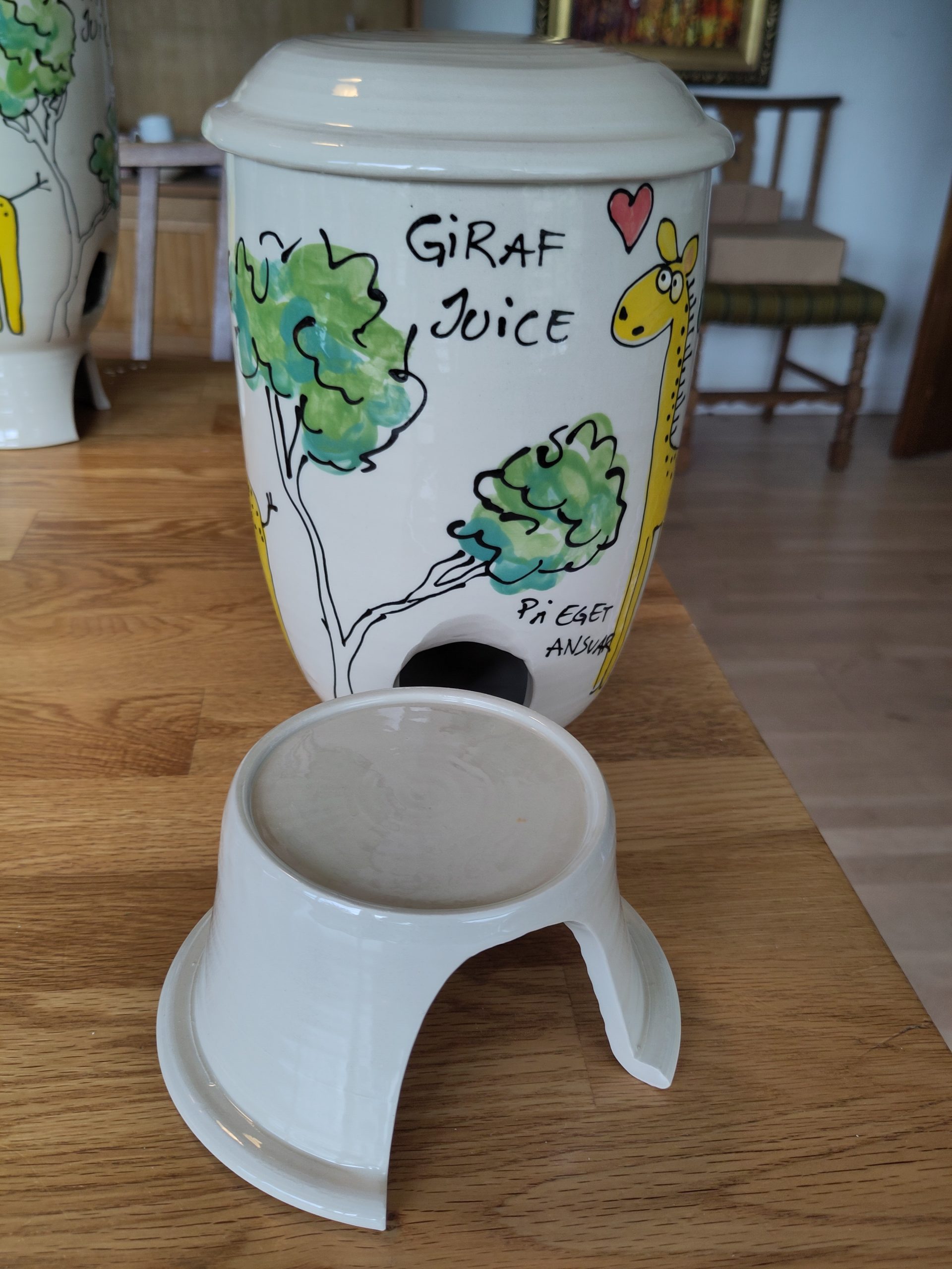 Giraf juice med seperat fod - Billede 2