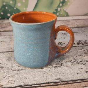 orange/blå kop